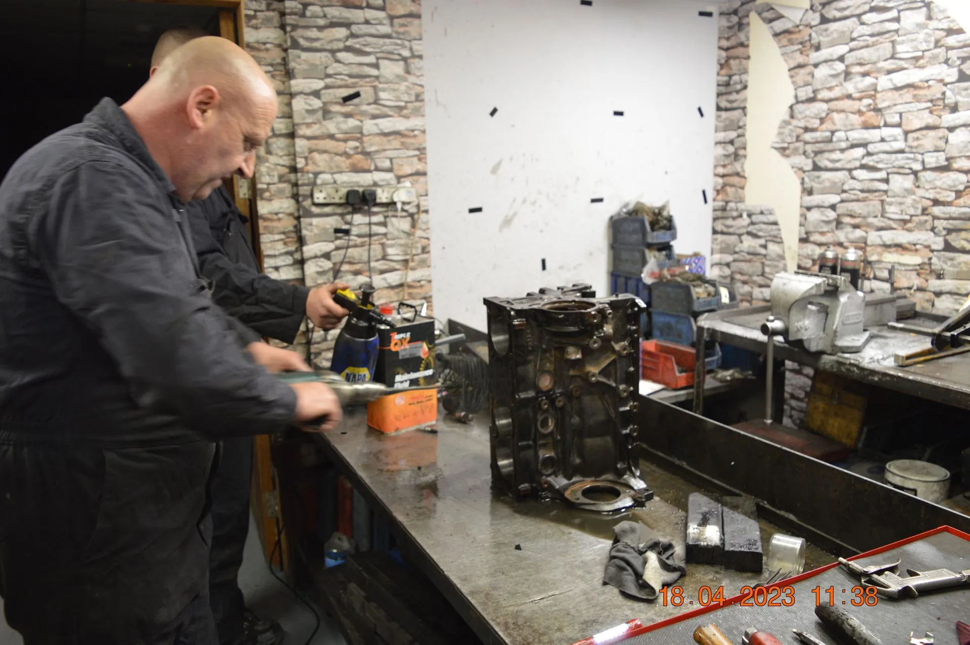 Engine rebuild photo